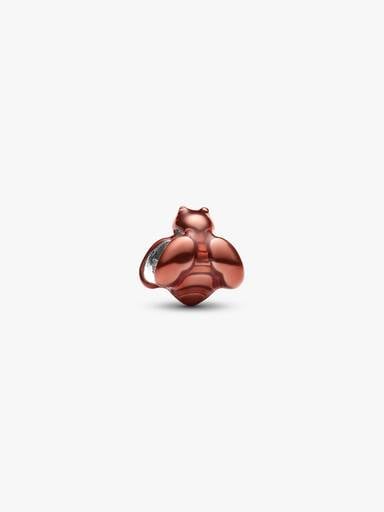 Narancssárga méh mini charm