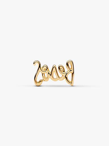 Besos felirat charm