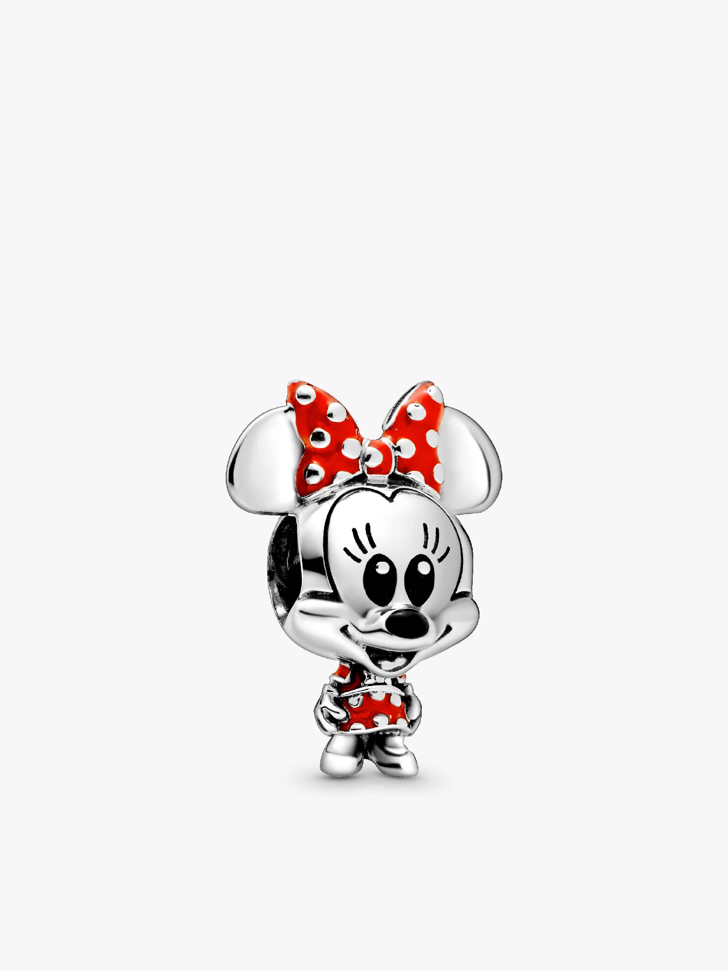 Disney Minnie Egér pöttyös ruha és masni charm