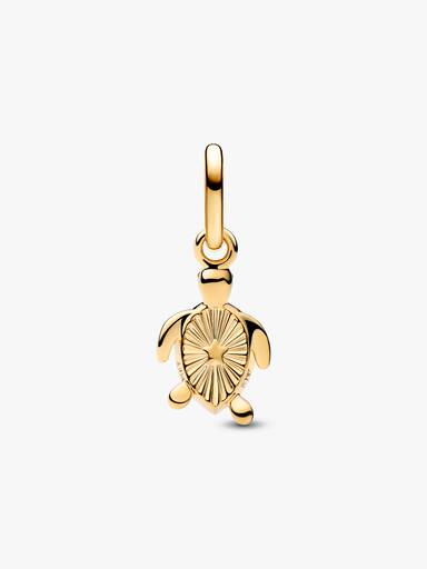 Zöld teknős mini függő charm