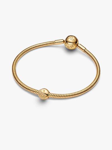 Texturált jin és jang mini charm