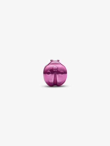 Rózsaszín katica mini charm