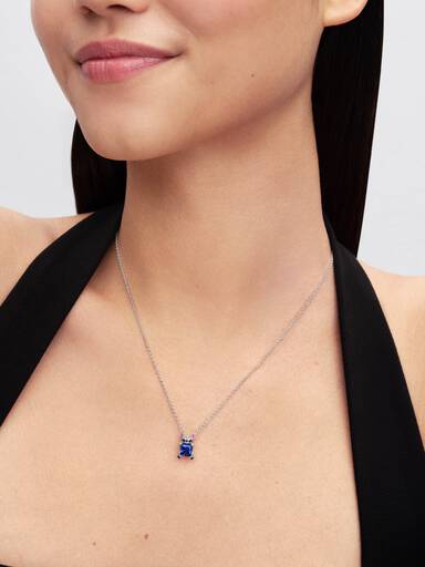 Disney Stitch kék collier nyaklánc