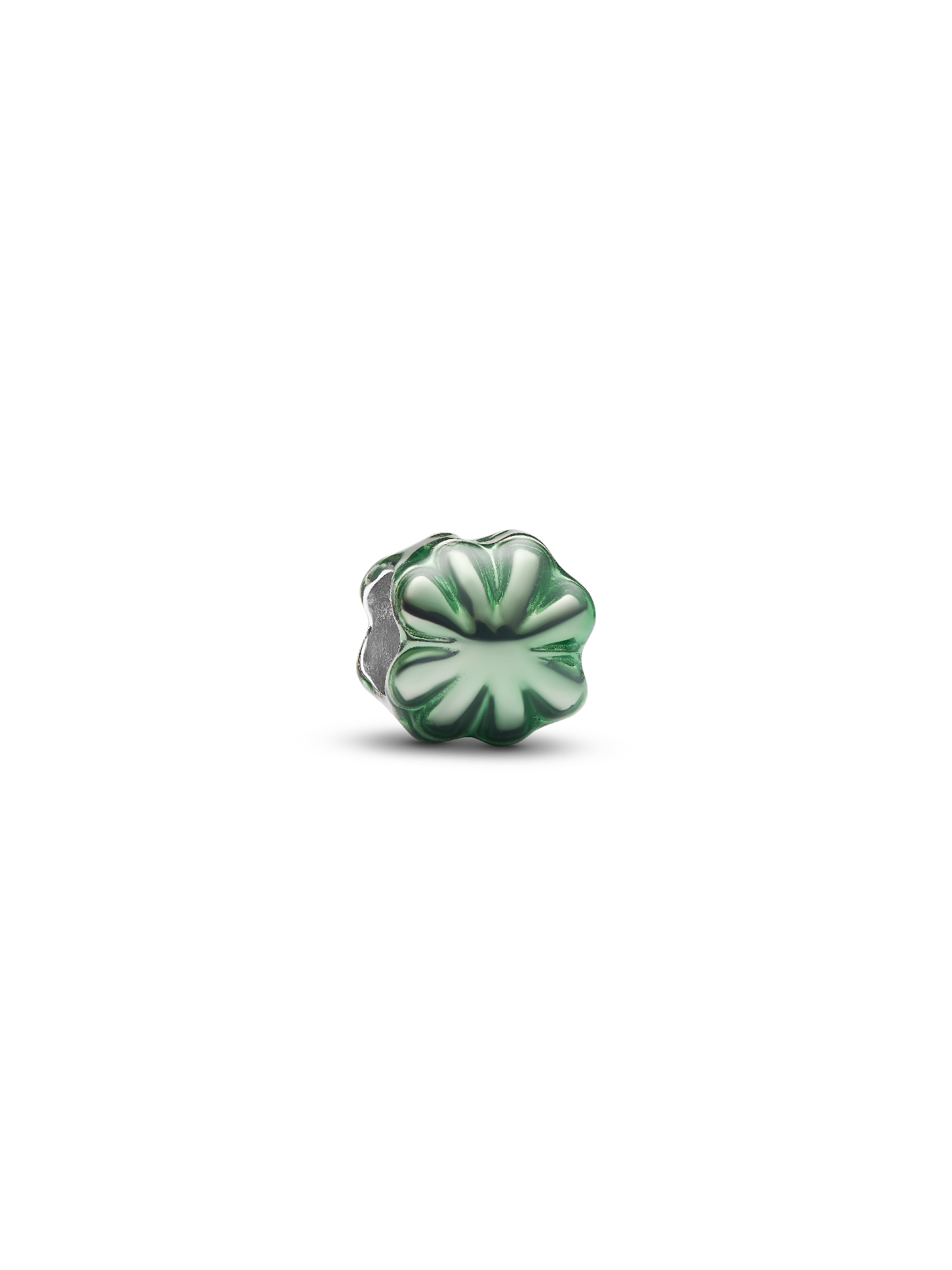 Zöld lóhere mini charm
