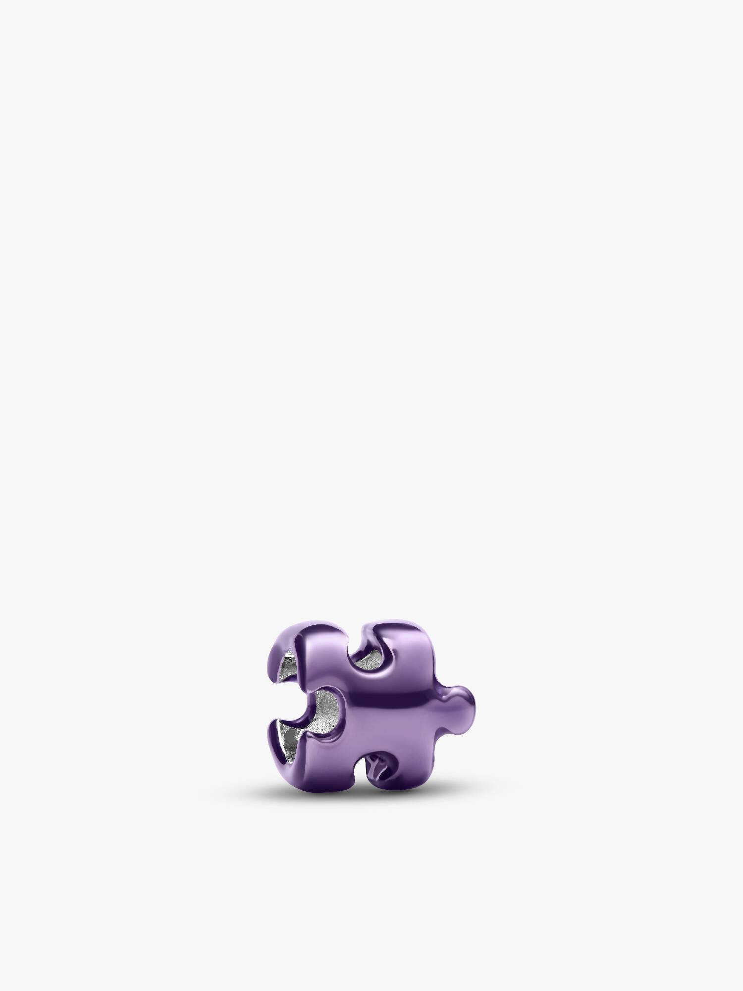 Lila puzzle-darab mini charm