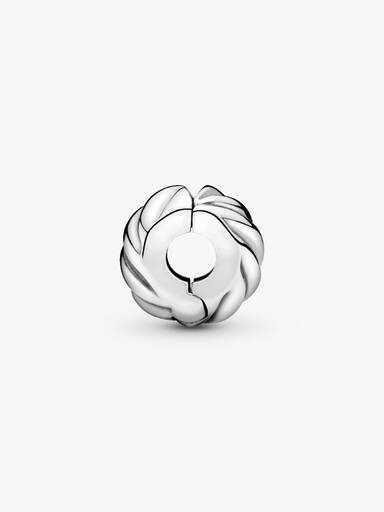 Polírozott madártoll klip charm