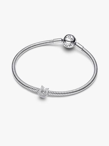 Texturált patkó mini charm
