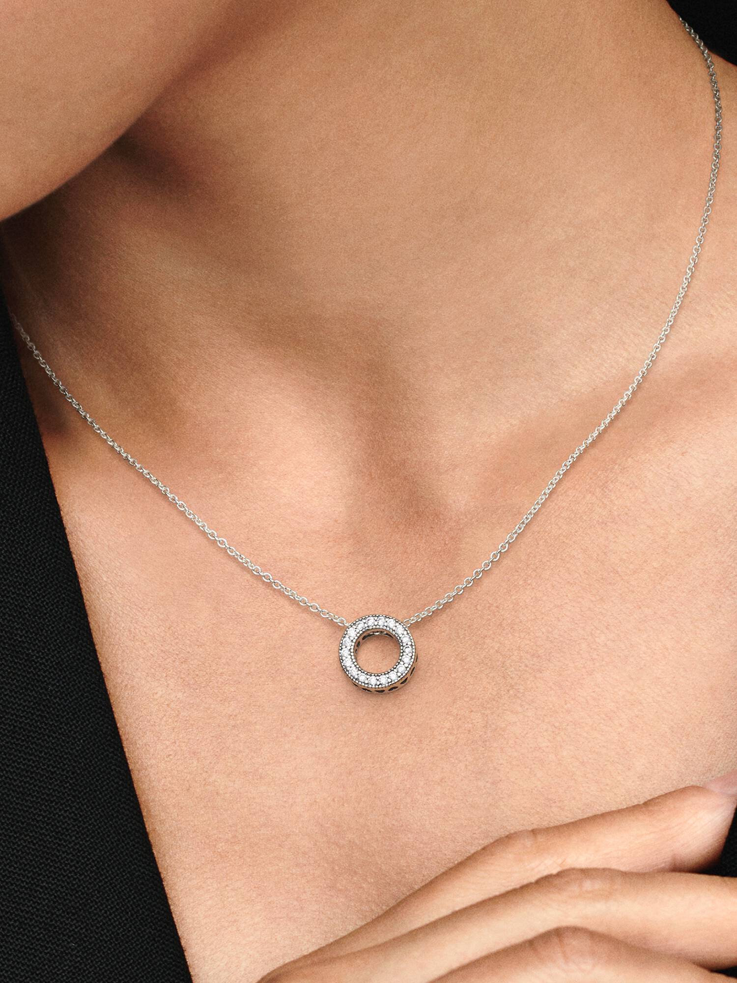 Pavé kör collier nyaklánc