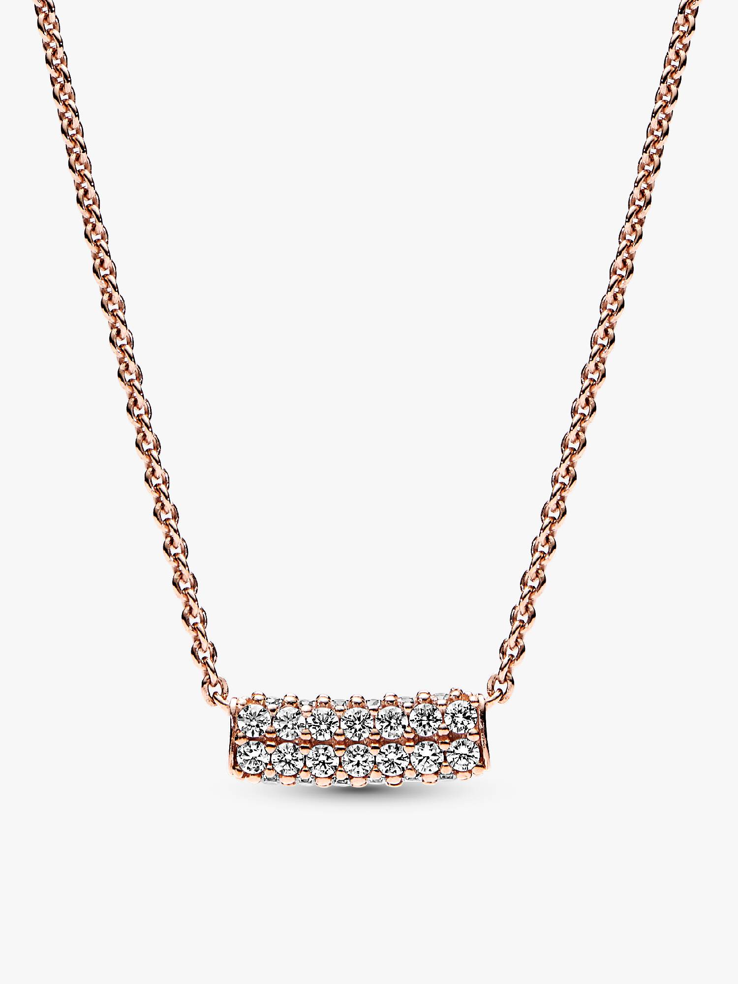 Pandora Timeless Pavé duplasoros rúd collier nyaklánc