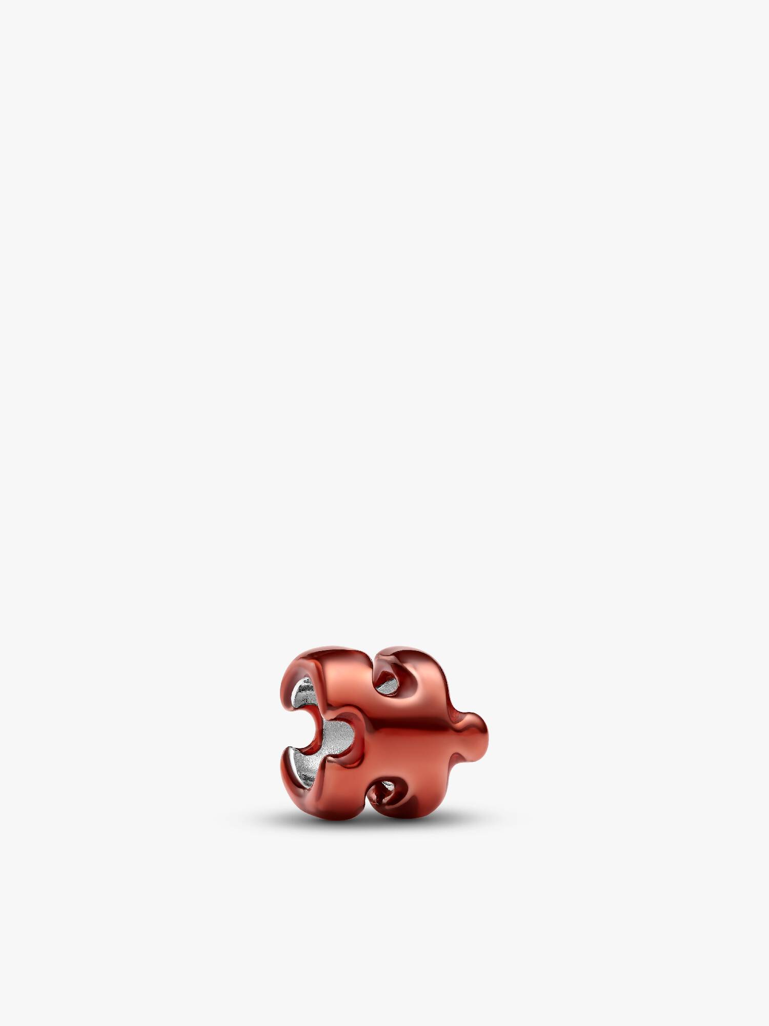 Narancssárga puzzle-darab mini charm