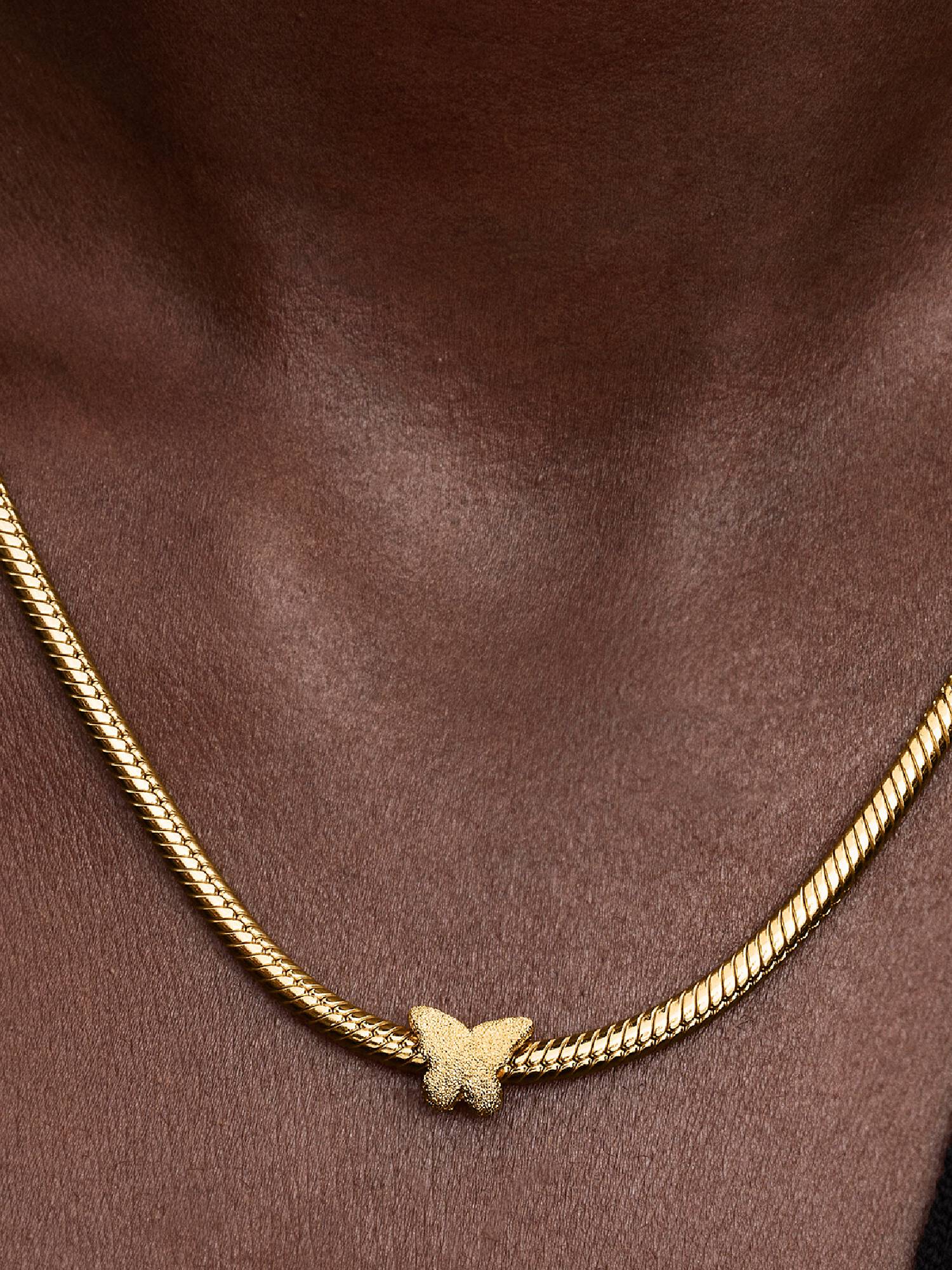 Texturált pillangó mini charm