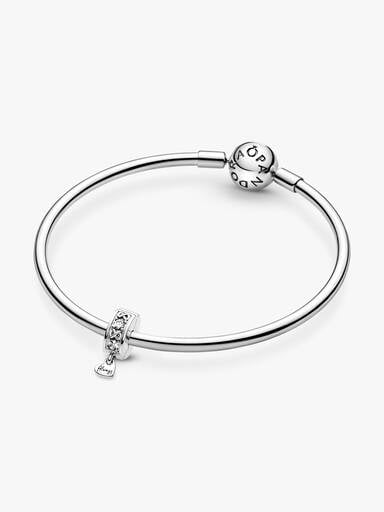Örökké család pavé klip charm