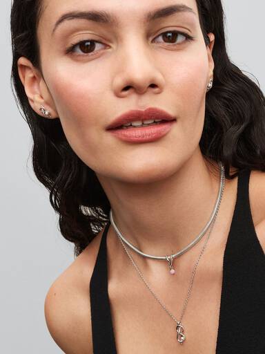 Végtelen csomó collier nyaklánc