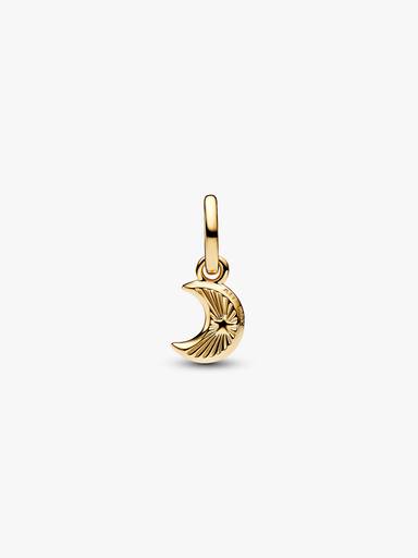 Fehér félhold mini függő charm