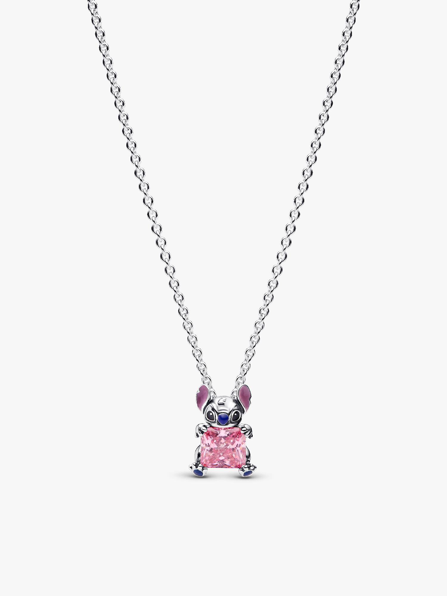 Disney Stitch rózsaszín collier nyaklánc