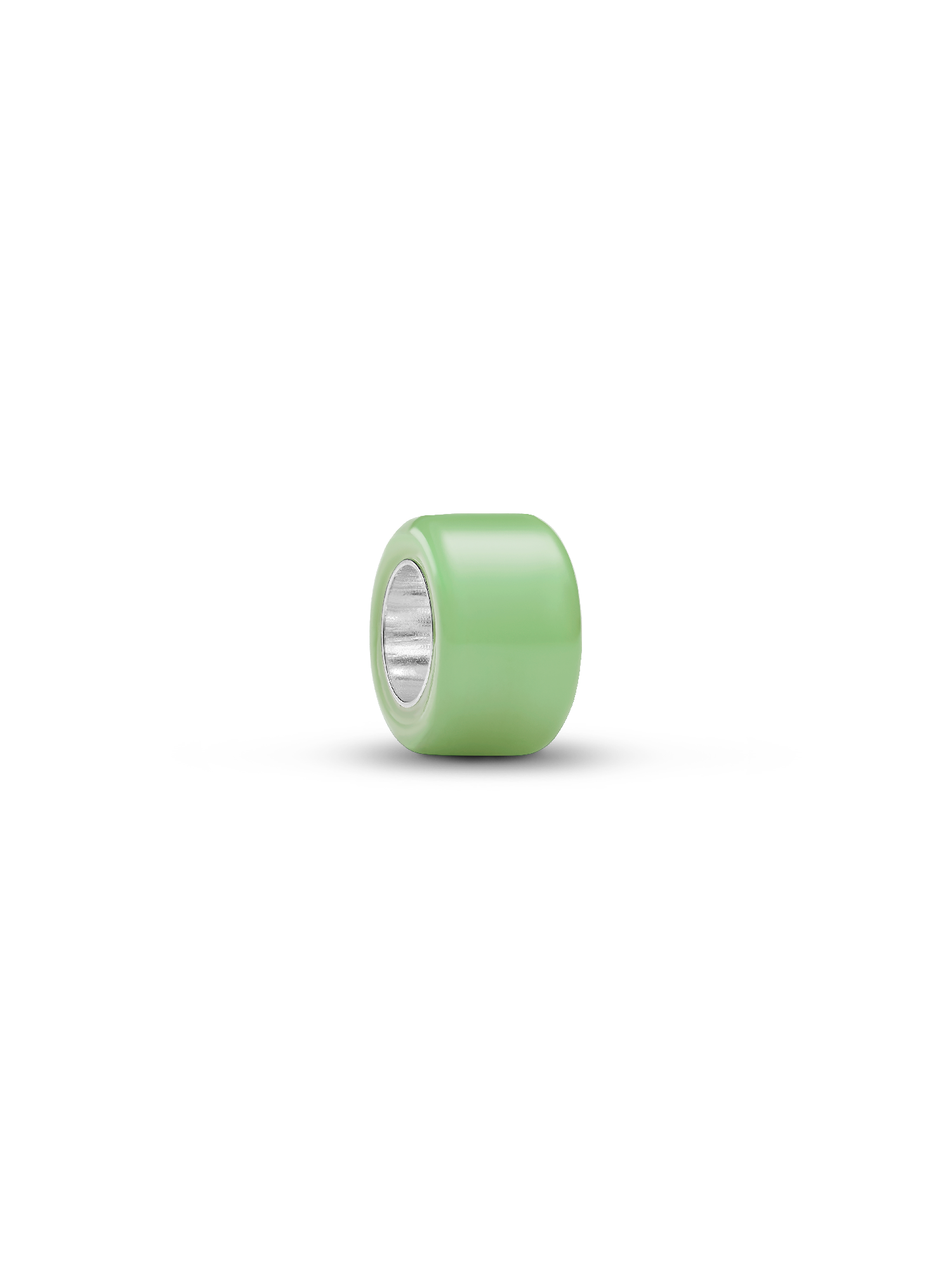 Zöld muranói üveg mini charm