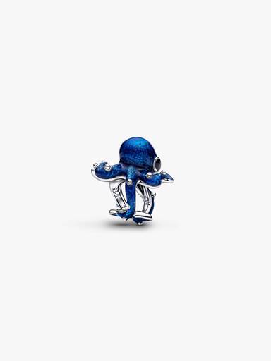 Kék polip charm
