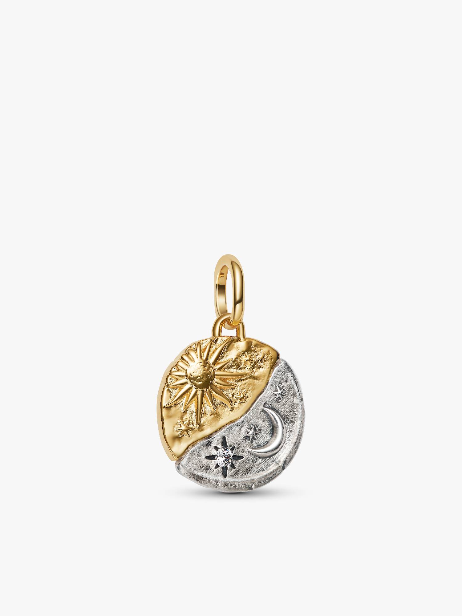 Nap és hold medál charm