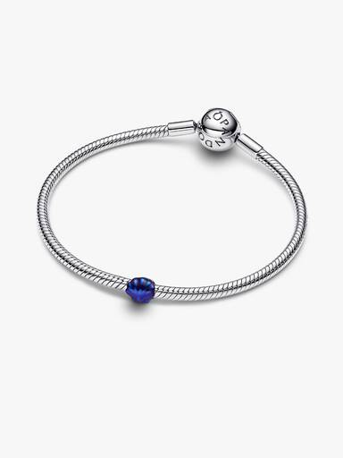 Kék kagyló mini charm