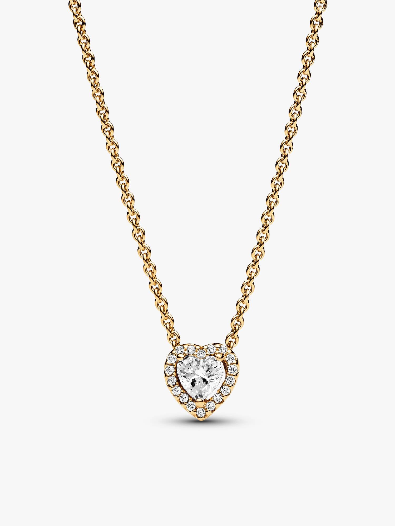 Szikrázó szív collier nyaklánc