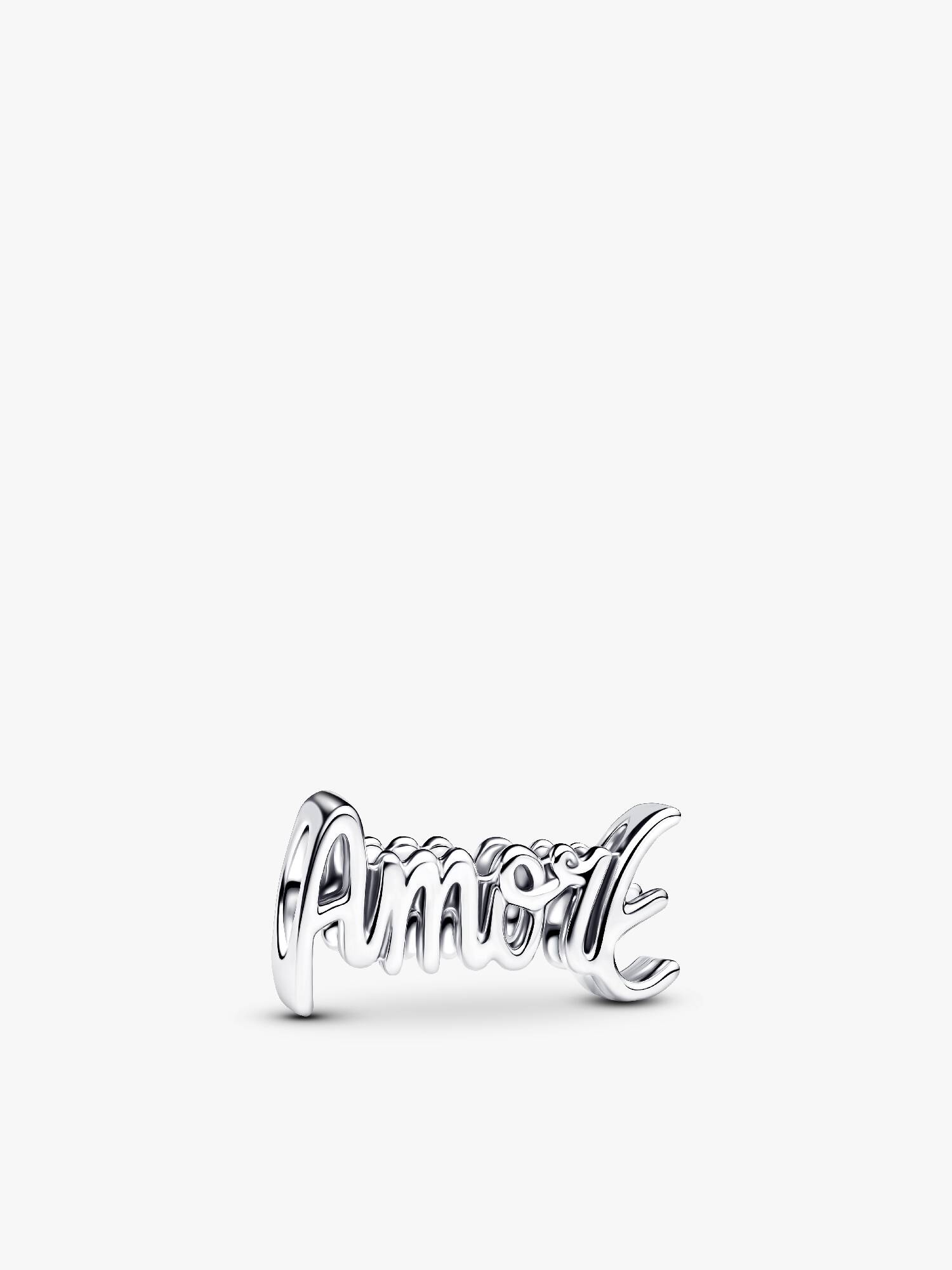 Amore felirat charm