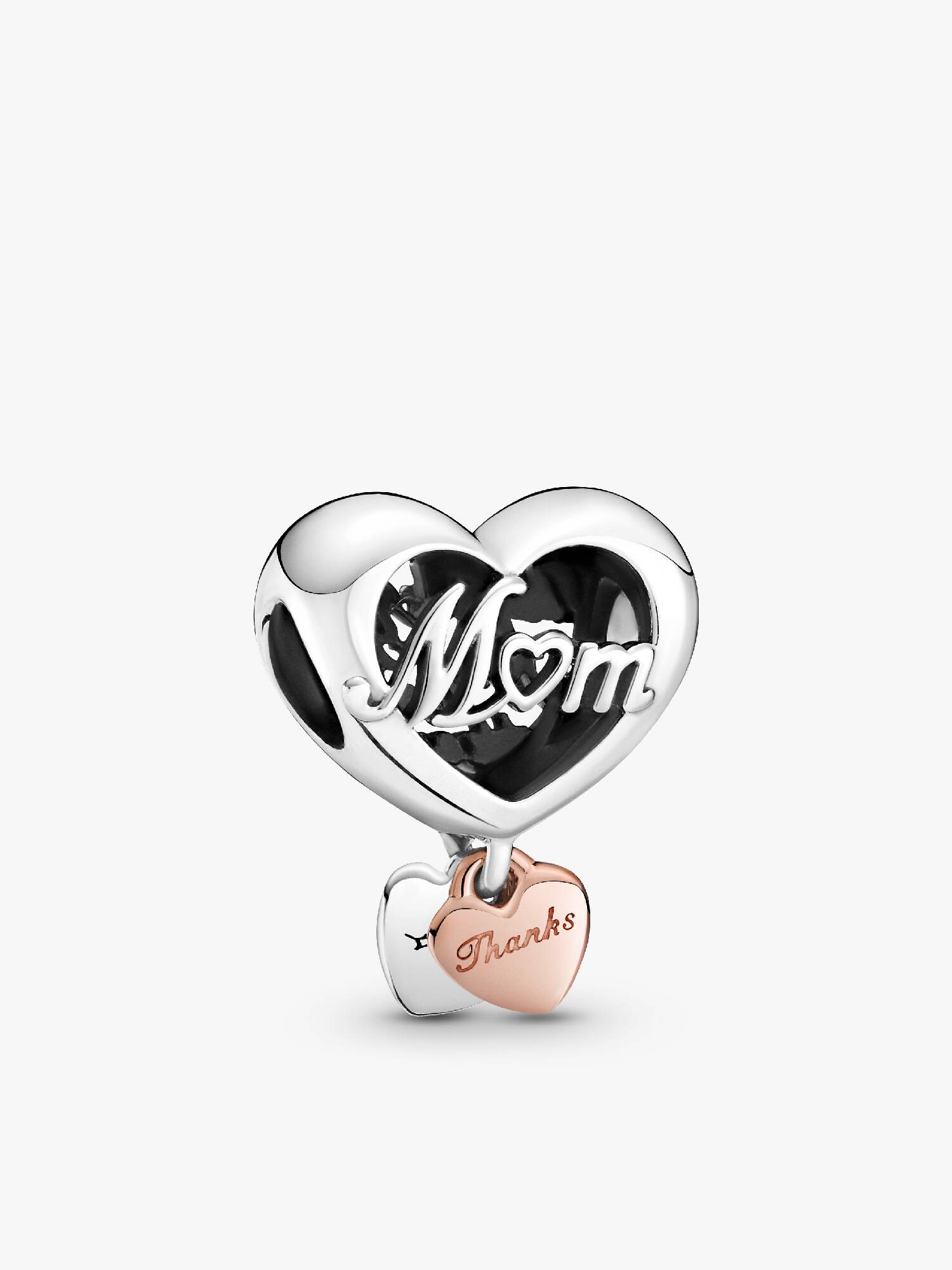„Köszönöm, anya” szív charm