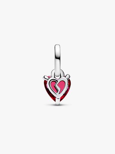 Összetört szív mini függő charm