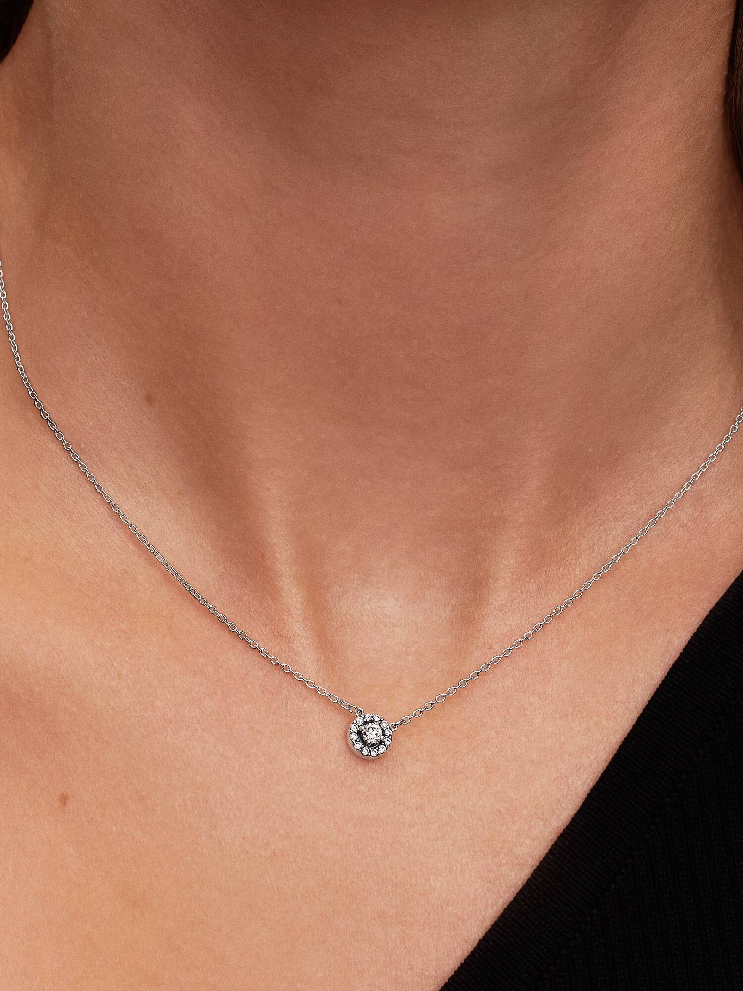 Kerek pavé glória collier nyaklánc