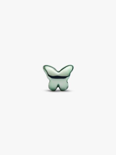 Zöld pillangó mini charm