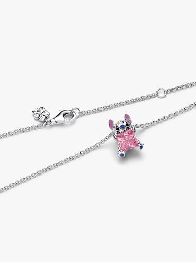 Disney Stitch rózsaszín collier nyaklánc