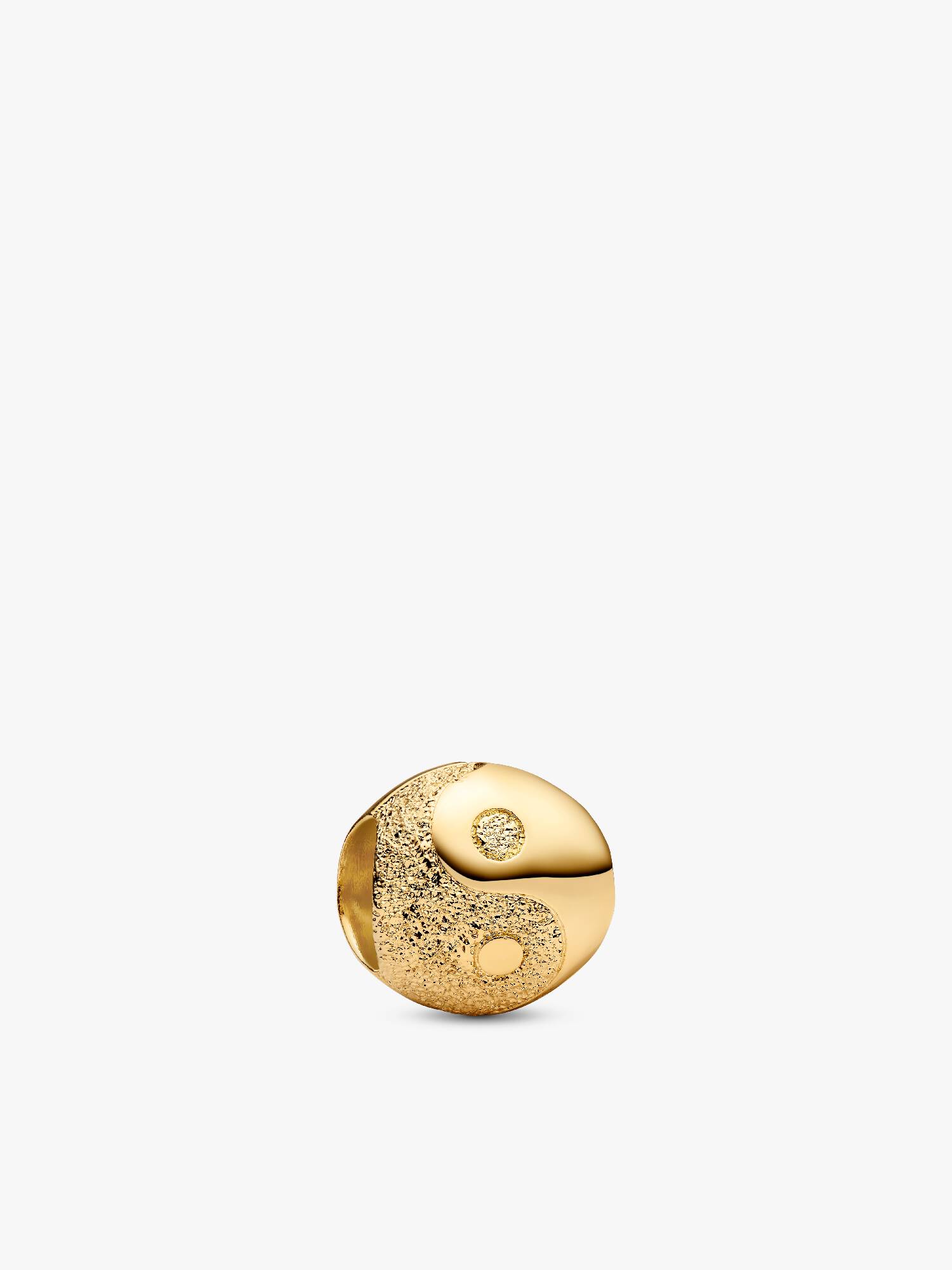 Texturált jin és jang mini charm