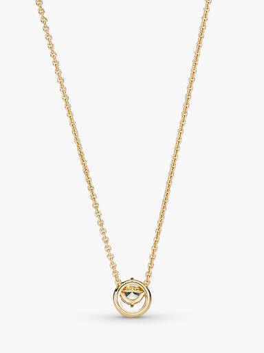 Szikrázó kerek glória medálos collier nyaklánc