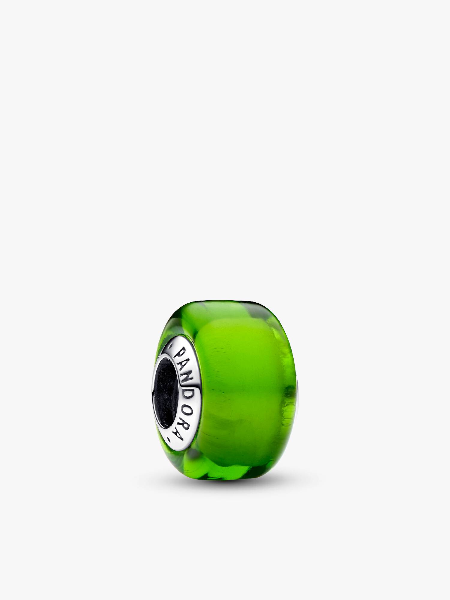 Zöld mini muranói üveg charm