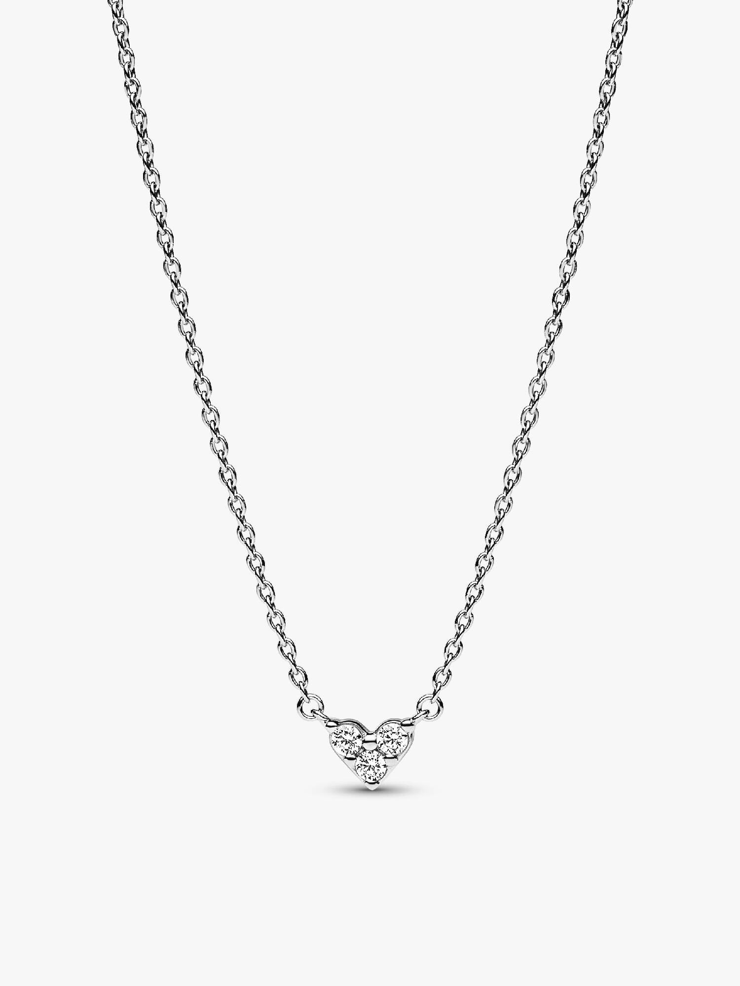 Tripla köves szív collier nyaklánc
