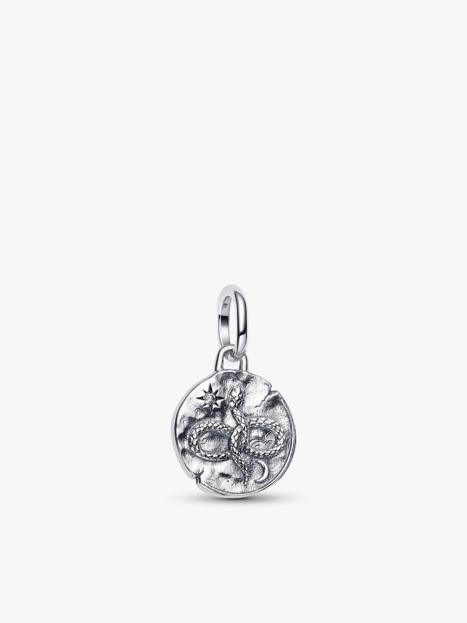 Végtelenjel kígyó medál charm