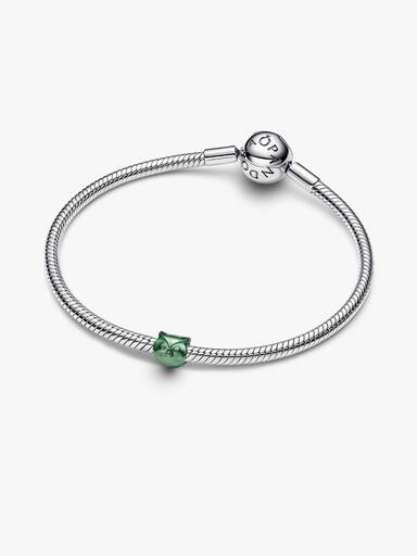 Zöld bagoly mini charm