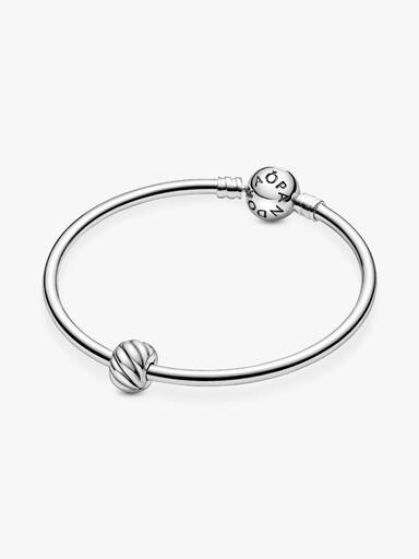 Polírozott madártoll klip charm