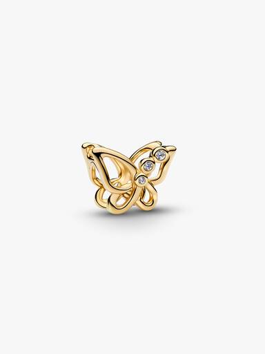 Pillangó áttört charm