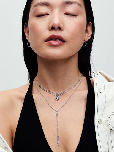 Szikrázó írott betűs love felirat collier nyaklánc