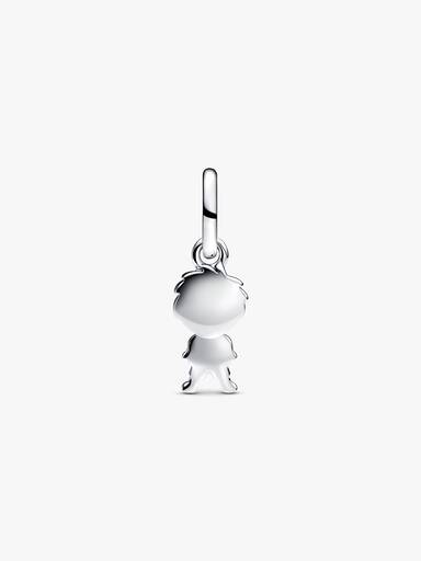 Vidám kisfiú függő charm