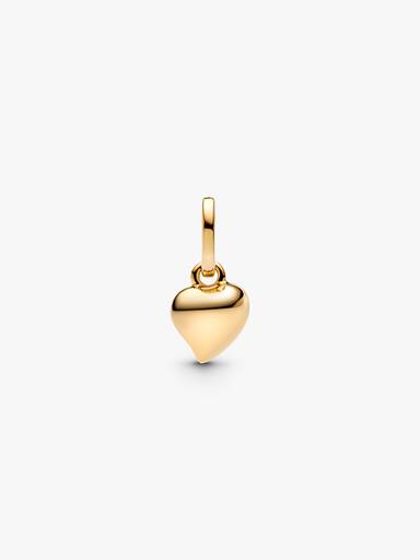 Szív mini függő charm