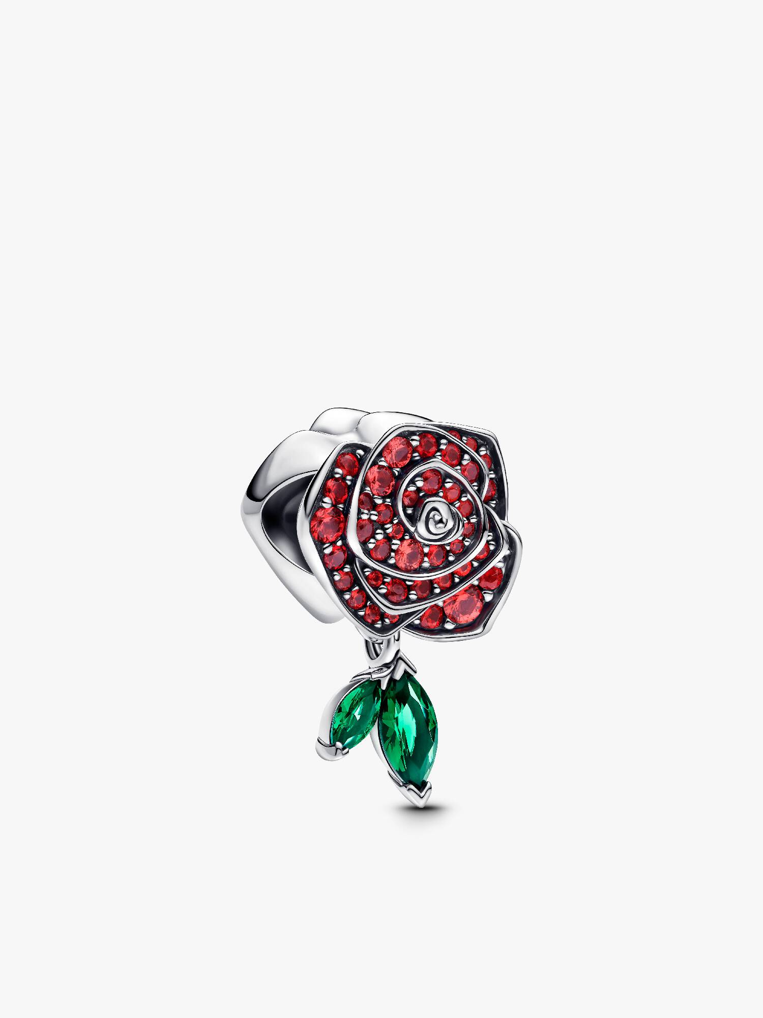 Szikrázó virágzó rózsa charm