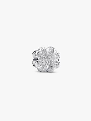 Texturált lóhere mini charm