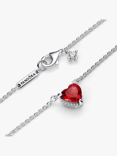 Szikrázó szív medál collier nyaklánc