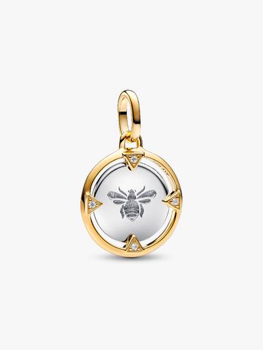 Méhecske medál charm