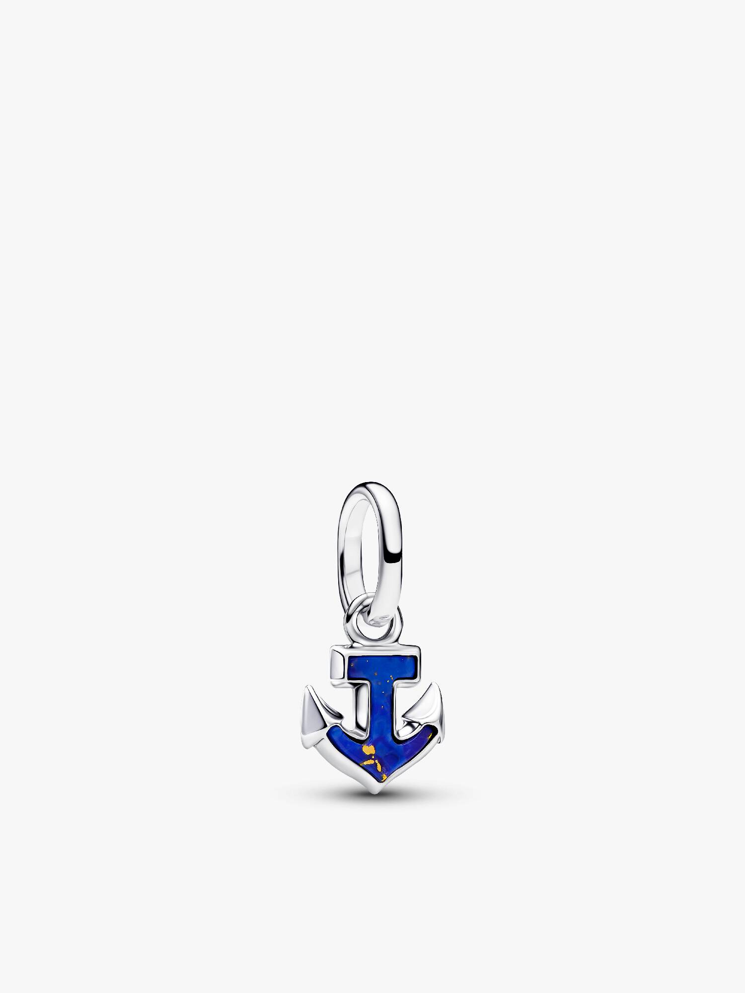 Kék horgony mini függő charm
