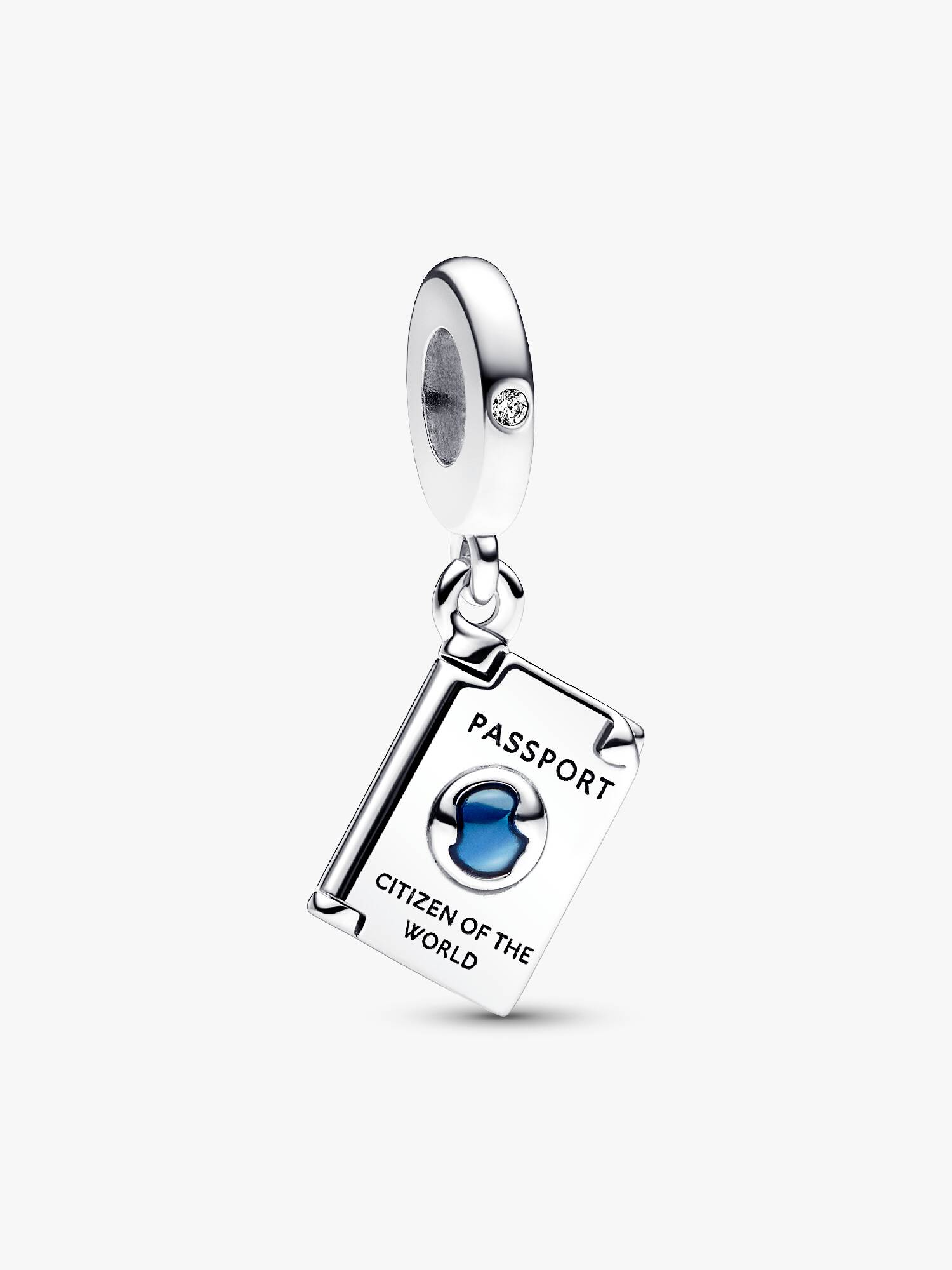 Kinyitható útlevél függő charm