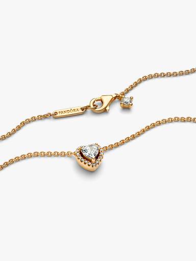 Szikrázó szív collier nyaklánc
