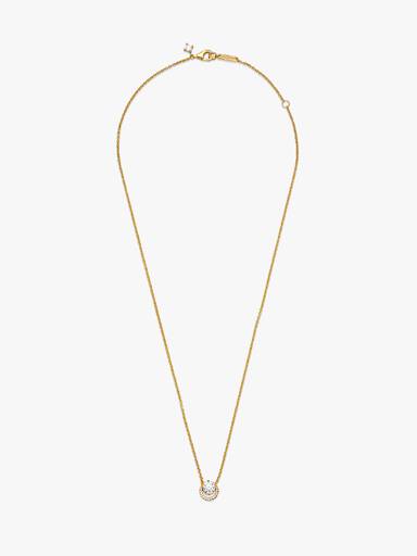 Szikrázó kerek glória medálos collier nyaklánc