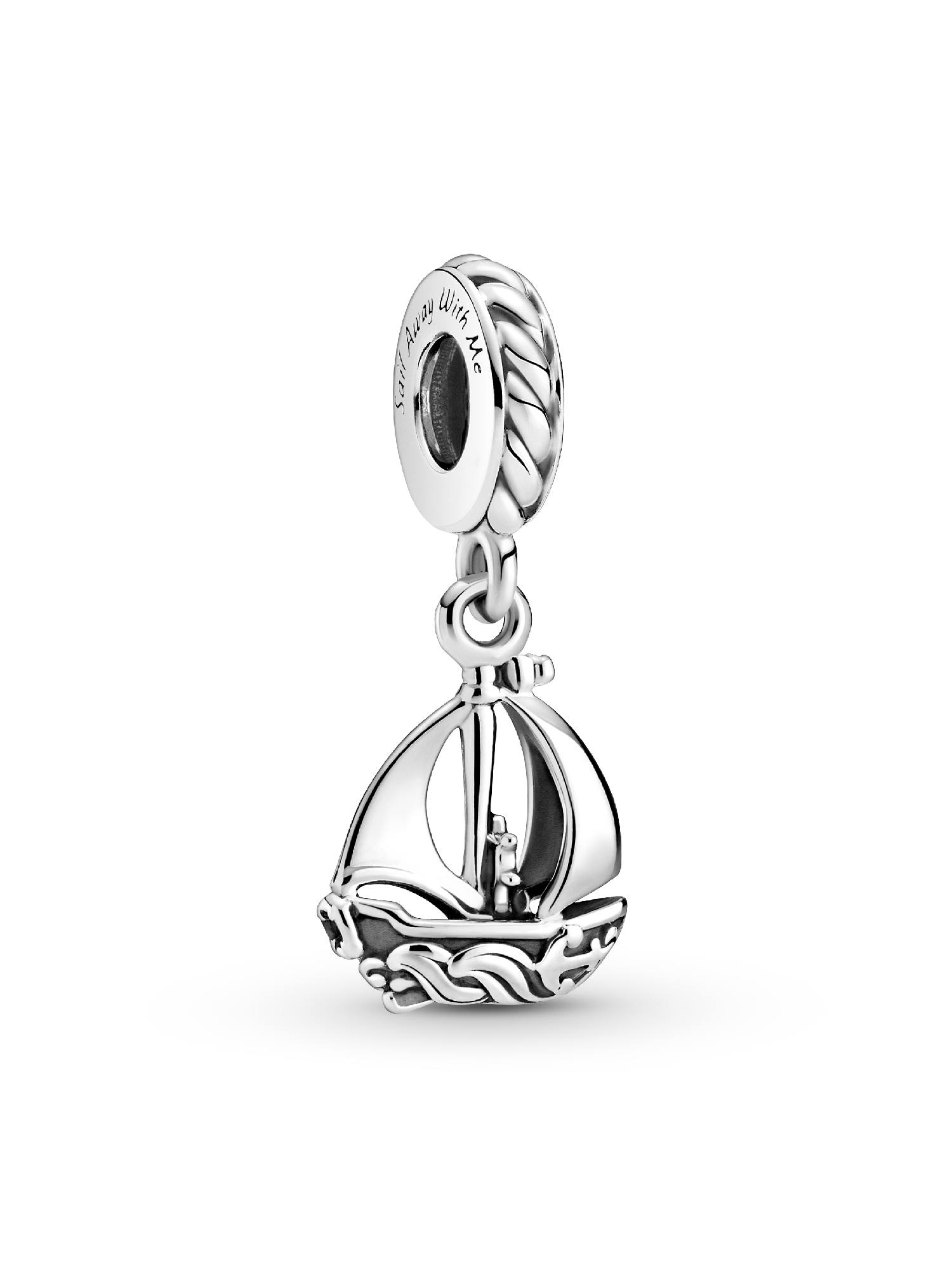 Vitorláshajó függő charm
